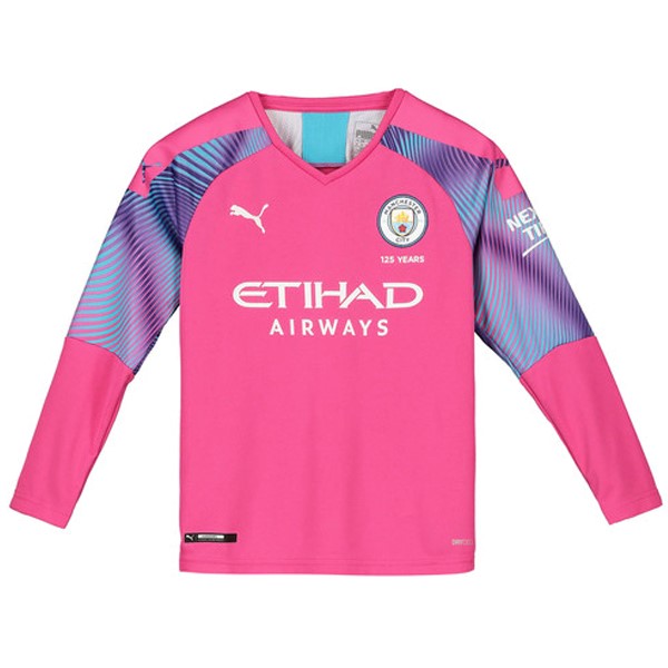 Tailandia Camiseta Manchester City ML Portero 2019-2020 Rosa